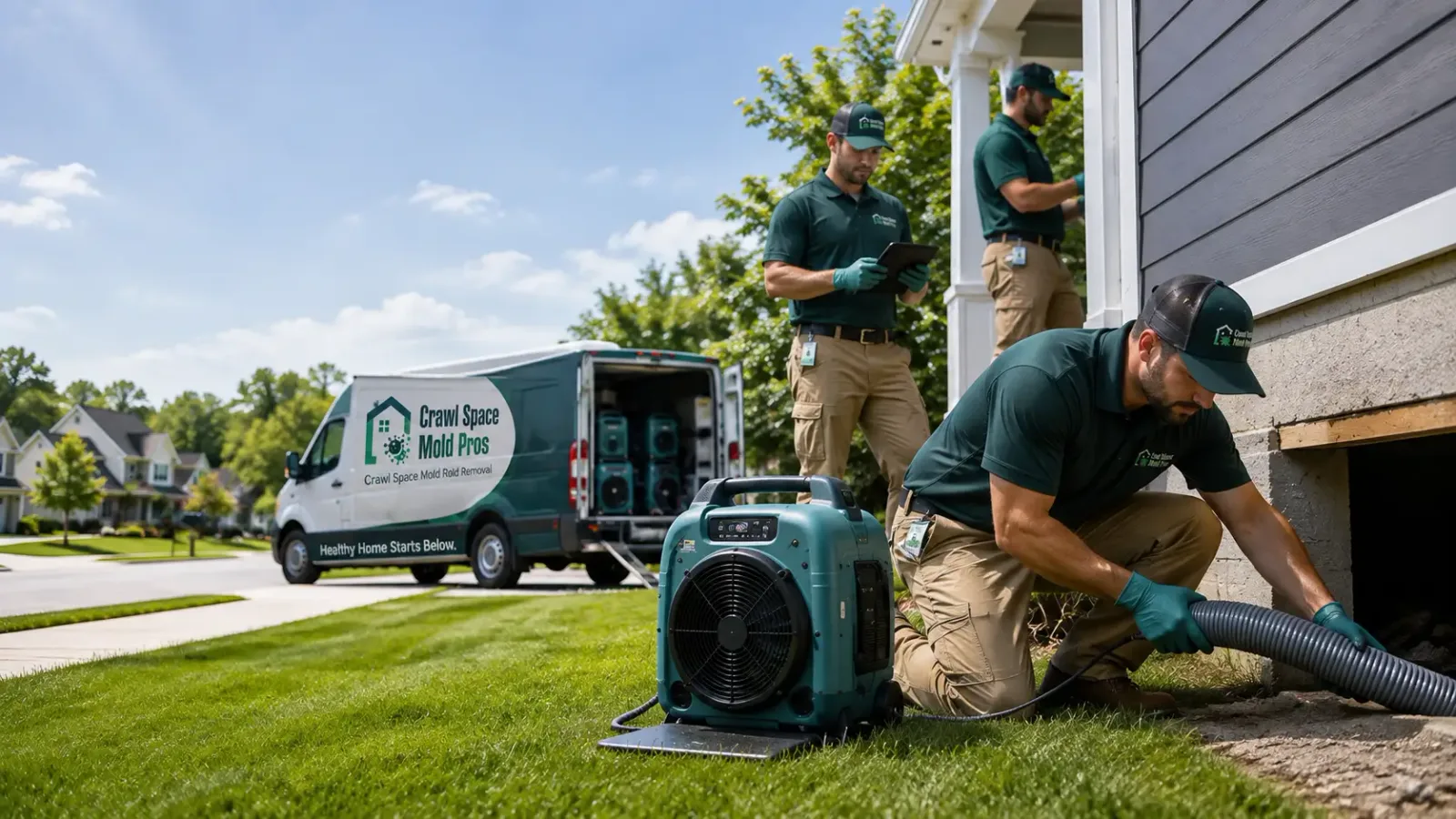 Crawl Space Mold Removal in Lancaster, WI